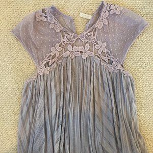 Free People Beachy Babydoll Top